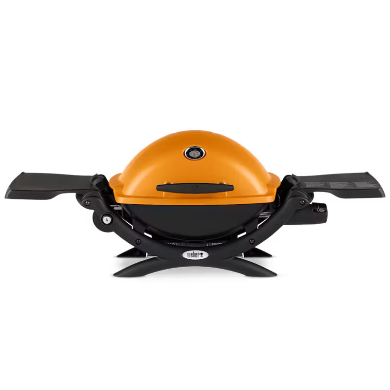 WEBER® Q 1200 GAS GRILL LIQUID PROPANE ORANGE